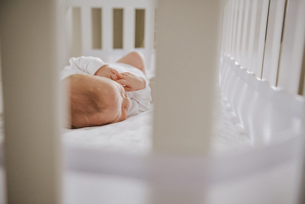 crib photo of baby